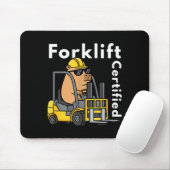 Lustiger Capybara-Gabelstapler-zertifizierter Bedi Mousepad (Mit Mouse)