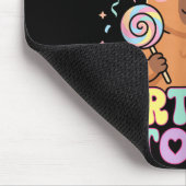 Lustiger Capybara-Geburtstag für süße Mädchen Gebu Mousepad (Ecke)