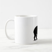 Lustiger Capybara-Weinglas Minimalist Modern Kaffeetasse (Links)