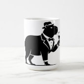 Lustiger Capybara-Weinglas Minimalist Modern Kaffeetasse (Mittel)
