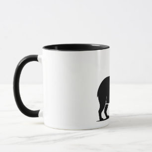 Lustiger Capybara-Weinglas Minimalist Modern Tasse