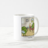 Lustiger Cartoon-Becher samenlos Kaffeetasse (VorderseiteRechts)