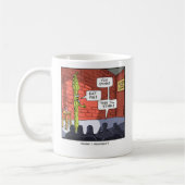 Lustiger Cartoon-Becher-Spargel Kaffeetasse (Links)