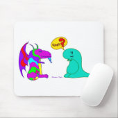 Lustiger Cartoon Dinos niedlicher Mousepad (Mit Mouse)