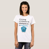Lustiger Cartoon-Elefant-Text T-Shirt (Vorne ganz)
