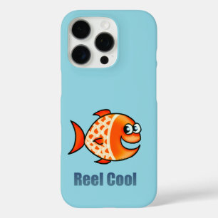 Lustiger Cartoon-Fisch Ozean Wortspiel iPhone 16 Pro Hülle