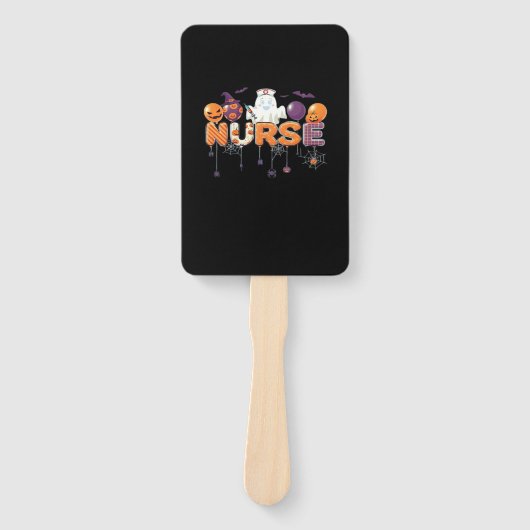 lustiger Cartoon-Geist Krankenschwester - Hot Nurs Fächer (Vorderseite)