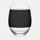 lustiger Cartoon-Geist Krankenschwester - Hot Nurs Weinglas Ohne Stiel (Rechts)