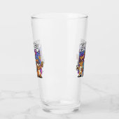 Lustiger Cartoon-Haustiere Glas (Links)