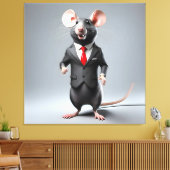 lustiger Cartoon Leinwanddruck (Insitu (Wohnzimmer))