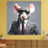 lustiger Cartoon Leinwanddruck (Insitu (Wohnzimmer))