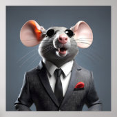 lustiger Cartoon Poster (Vorne)