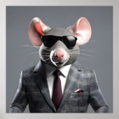 lustiger Cartoon Poster (Vorne)