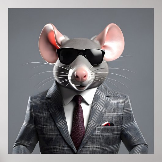 lustiger Cartoon Poster (Vorne)