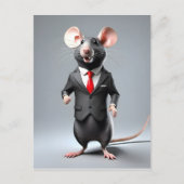 lustiger Cartoon Postkarte (Vorderseite)