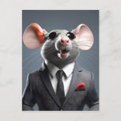 lustiger Cartoon Postkarte (Vorderseite)