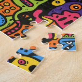 Lustiger Cartoon Puzzle (Seite)