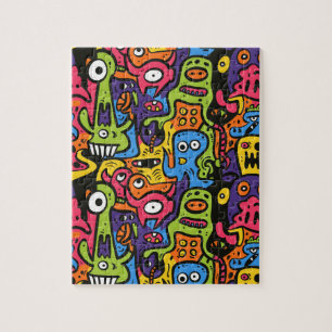 Lustiger Cartoon Puzzle