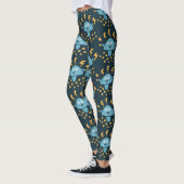 Lustiger Cartoon-Schwermetallmusik-Pilz Leggings (Links)