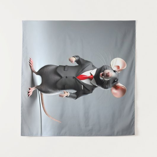 lustiger Cartoon Wandteppich (Vorderseite (Horizontal))