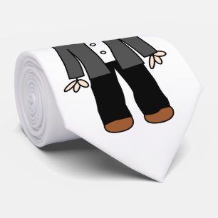 Lustiger Cartoonbräutigam Krawatte