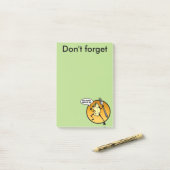 LUSTIGER CARTOONburrito-GRAFISCHER Post-it Klebezettel (Auf Schreibtisch)