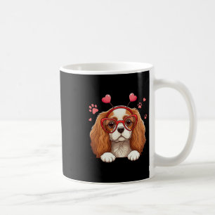 Lustiger Cavalier King Charles Spaniel Herz Kopf V Kaffeetasse