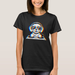 Lustiger Cavapoo DJ Glitch Rave EDM Musikparty T-Shirt