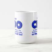 Lustiger CDO-Zwang-Becher Kaffeetasse (Mittel)