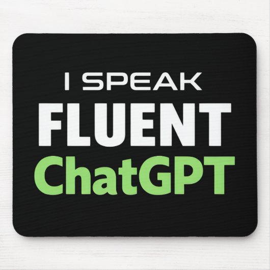 Lustiger ChatGPT Mousepad (Vorne)