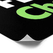 Lustiger ChatGPT Poster (Ecke)
