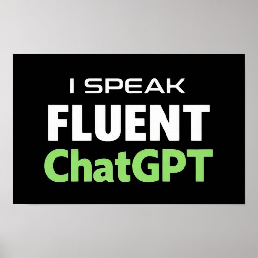 Lustiger ChatGPT Poster (Vorne)