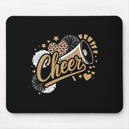 Lustiger Cheerleader Jubel Mousepad (Vorne)