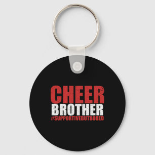 Lustiger Cheerleading-Bruder Cheer Bruder Unterstü Schlüsselanhänger