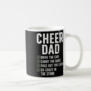 Lustiger Cheerleading-Vater eines Cheerleaders Kaffeetasse