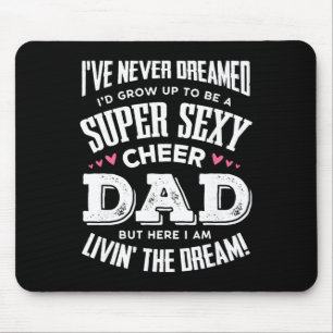 Lustiger Cheerleading-Vater Vater Cheer Vater  Mousepad