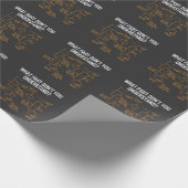 Lustiger Chemieingenieur - Industriechemie Geschenkpapier (Ecke)