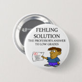 lustiger Chemiewitz Button (Vorne & Hinten)