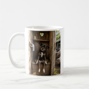 Lustiger Chihuahua-Bauernhof-Hundemug Kaffeetasse