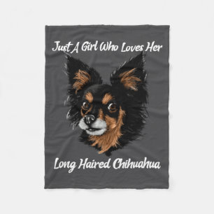 Lustiger Chihuahua Nur Ein Mädchen  Fleecedecke