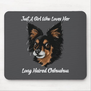 Lustiger Chihuahua nur ein Mädchen Mousepad