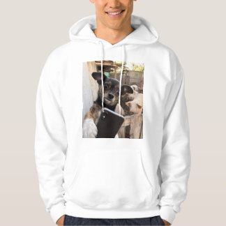 Lustiger Chihuahua-Selfie-Bauernhof-Hoodie Hoodie