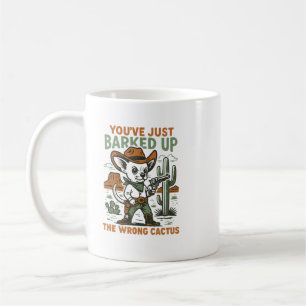 Lustiger Chihuahua Western Becher – Du hast gerade Kaffeetasse