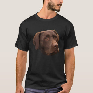 Lustiger Chocolate Lab Labrador Retriever Hundeko T-Shirt