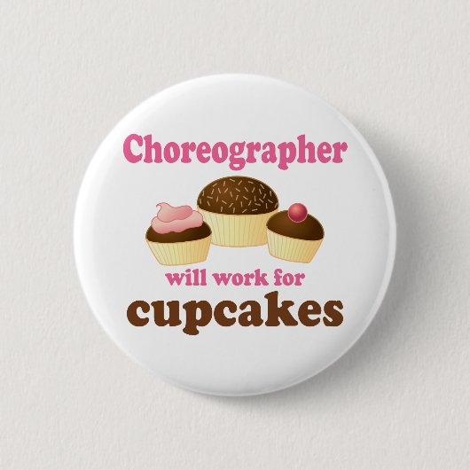 Lustiger Choreograf Button (Vorderseite)