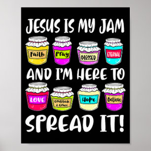 Lustiger Christ Jesus ist mein Ding, hier um die B Poster