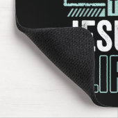 Lustiger Christ Sitz nicht an den Tischen, die Jes Mousepad (Ecke)