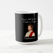 Lustiger christlicher Witz Kaffeetasse (VorderseiteRechts)