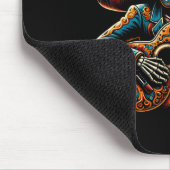 Lustiger Cinco De Mayo Skelett Schädel Fiesta Somb Mousepad (Ecke)