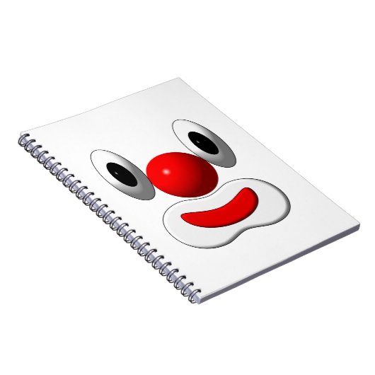 Lustiger Clown Notizblock (Rechte Seite)